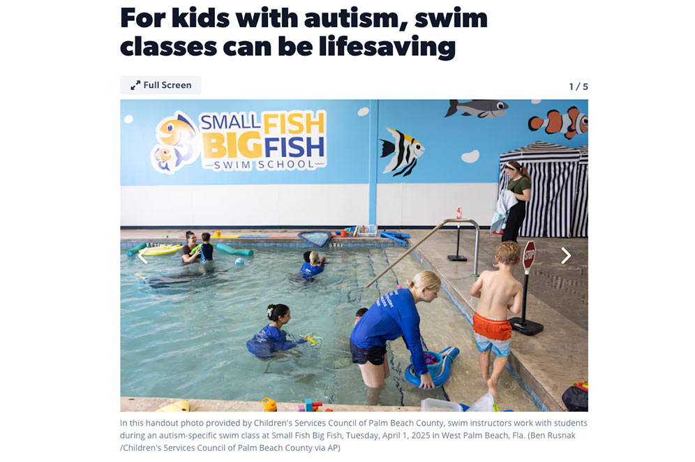 For kids with autism, swim classes can be lifesaving