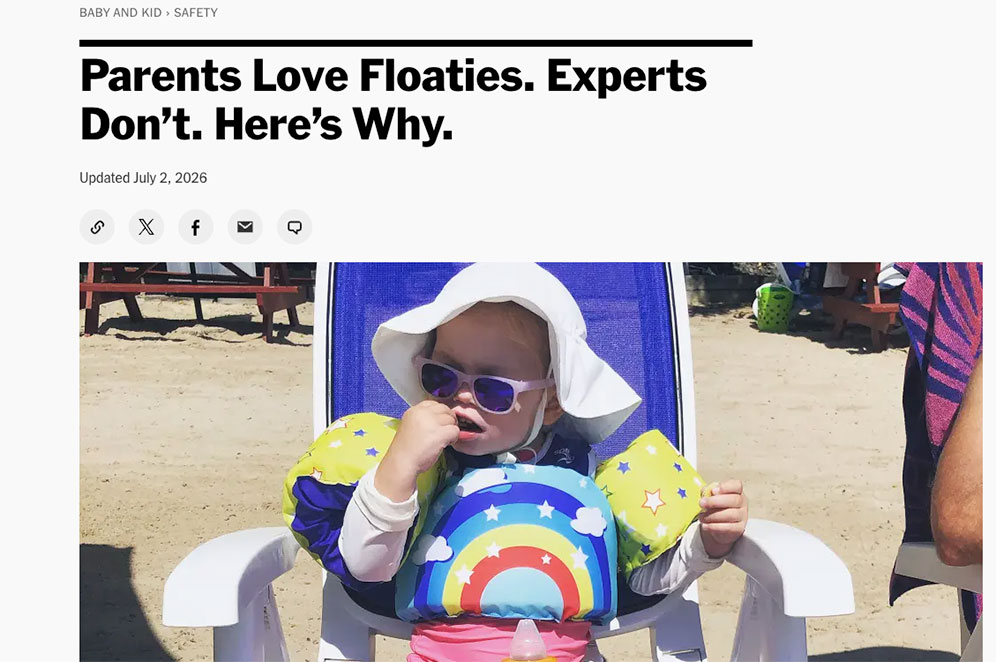 Parents Love Floaties. Experts Don’t. Here’s Why.